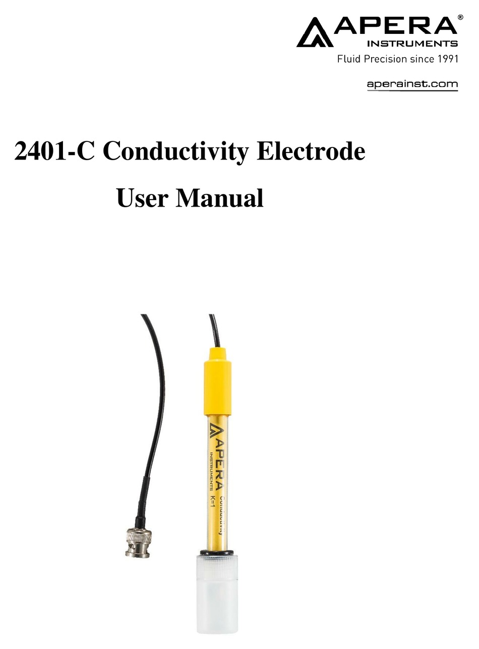 Apera Instruments 2401 C User Manual Pdf Download Manualslib