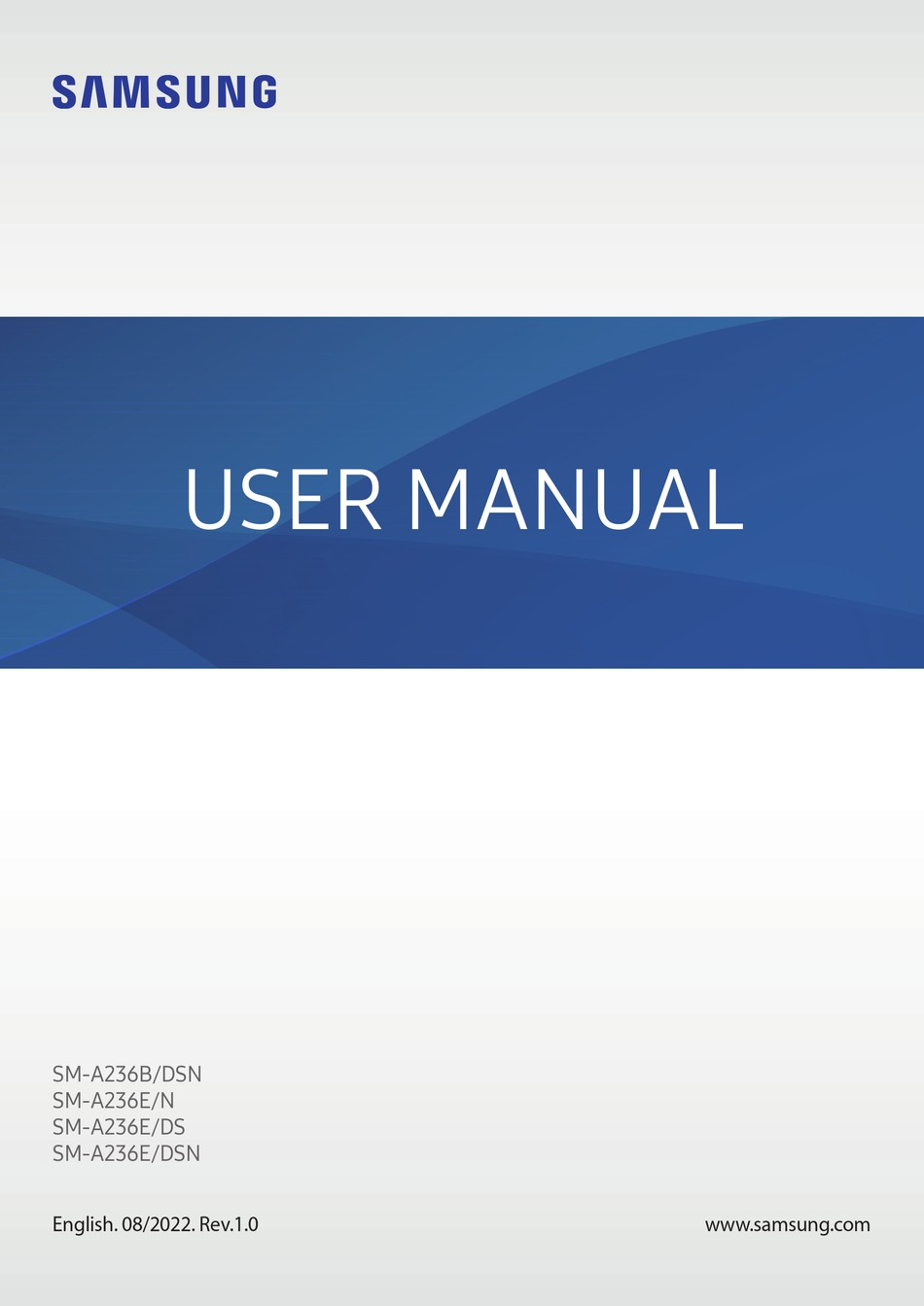 SAMSUNG SM-A236B/DSN USER MANUAL Pdf Download | ManualsLib