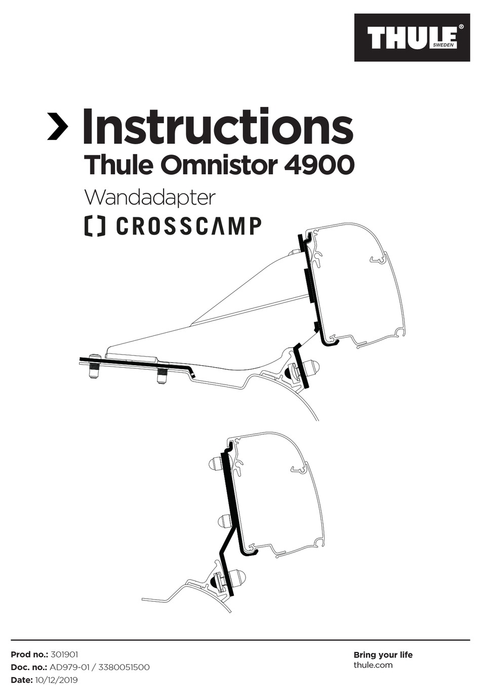 THULE CROSSCAMP OMNISTOR 4900 INSTRUCTIONS MANUAL Pdf Download