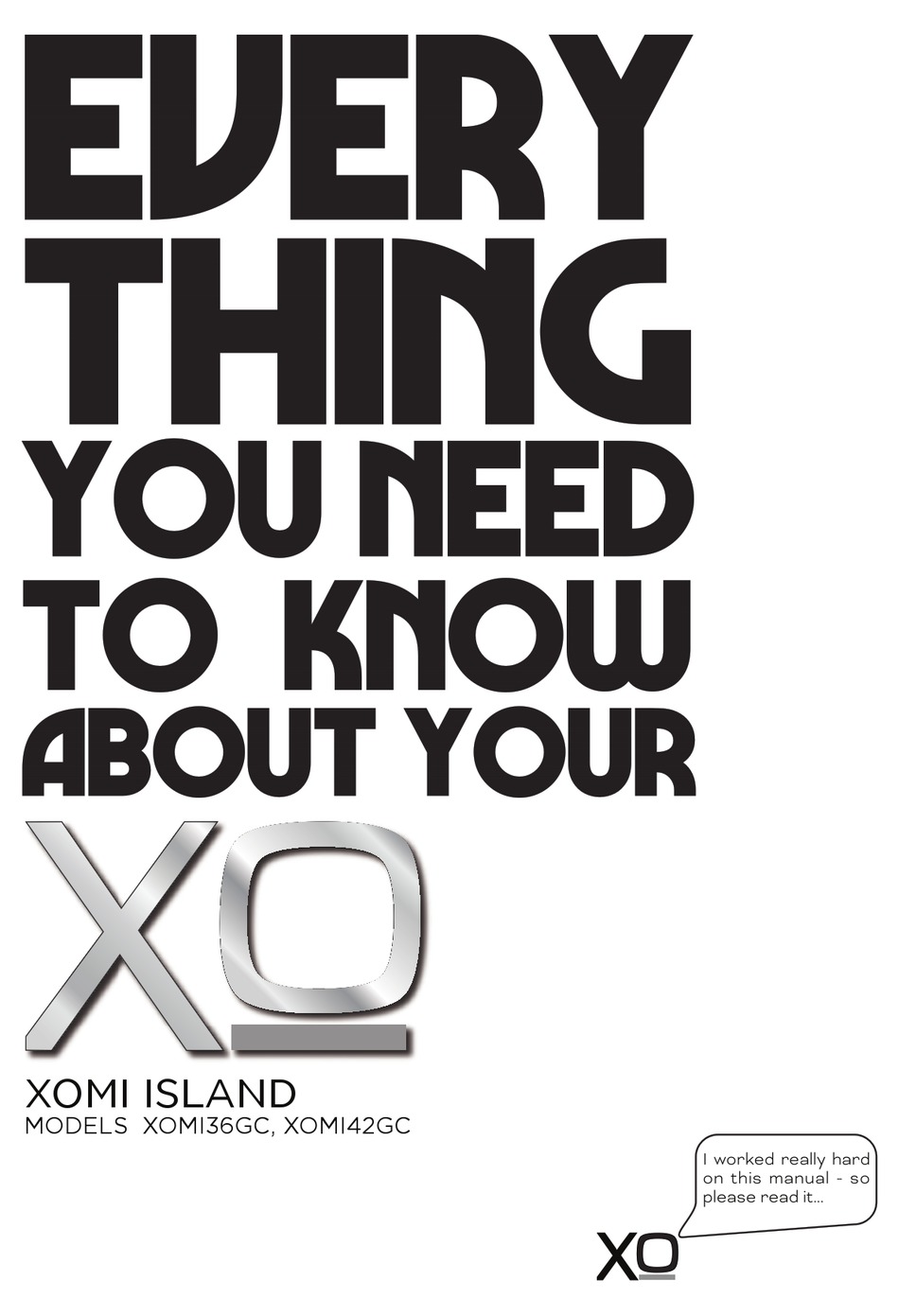 XO APPLIANCE XOMI ISLAND XOMI36GC MANUAL Pdf Download ManualsLib