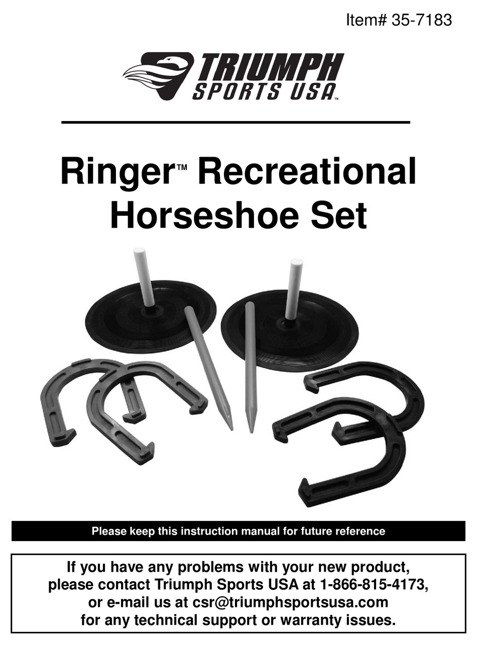 TRIUMPH SPORTS USA RINGER 357183 MANUAL Pdf Download ManualsLib