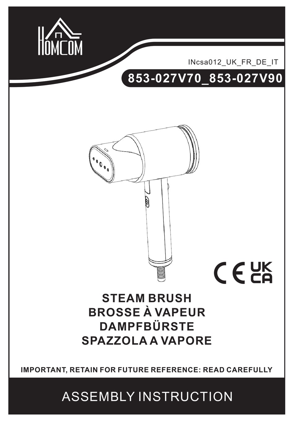 853027V70 ASSEMBLY INSTRUCTION MANUAL Pdf Download ManualsLib