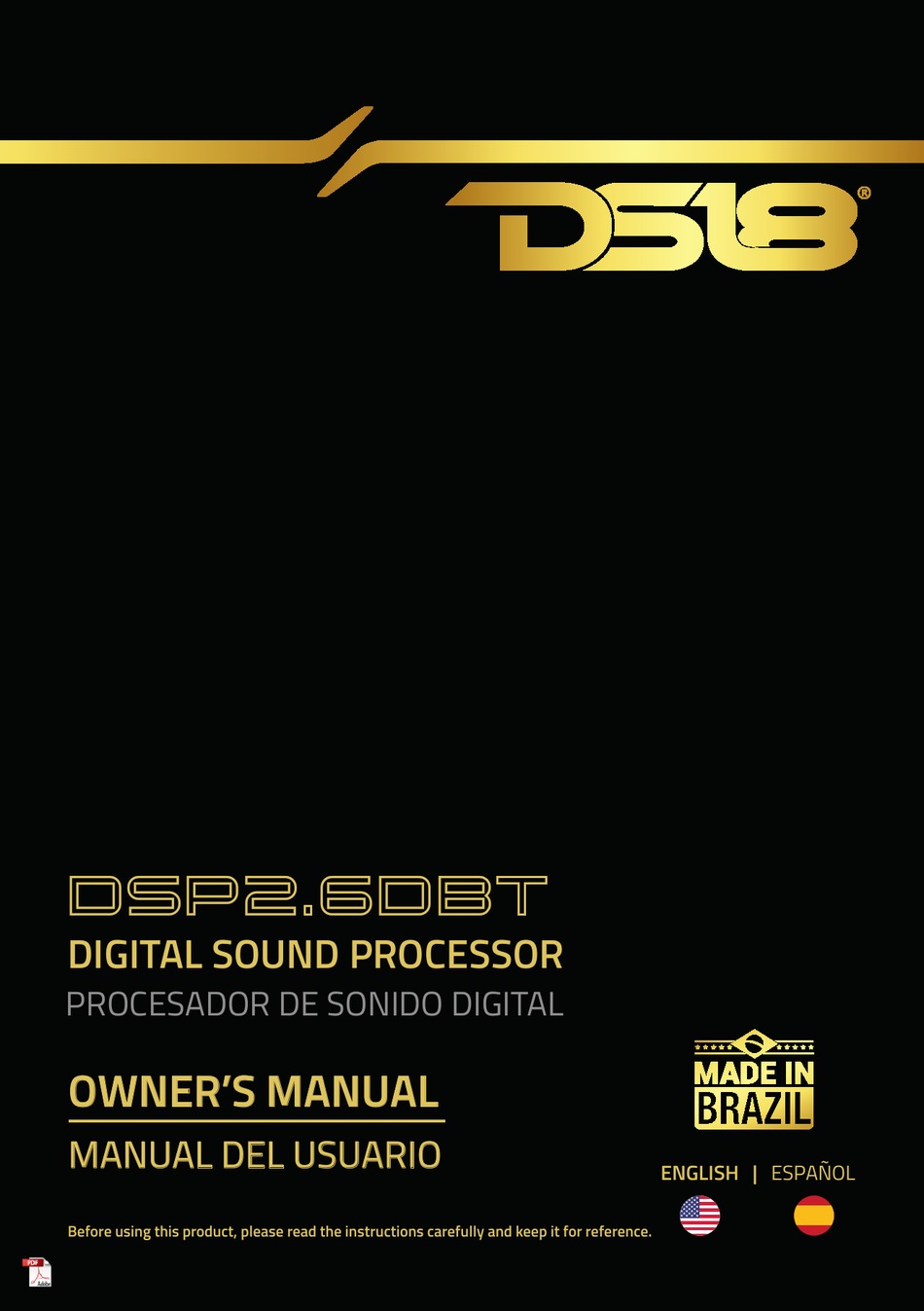 DS18 DSP2.6DBT OWNER'S MANUAL Pdf Download ManualsLib