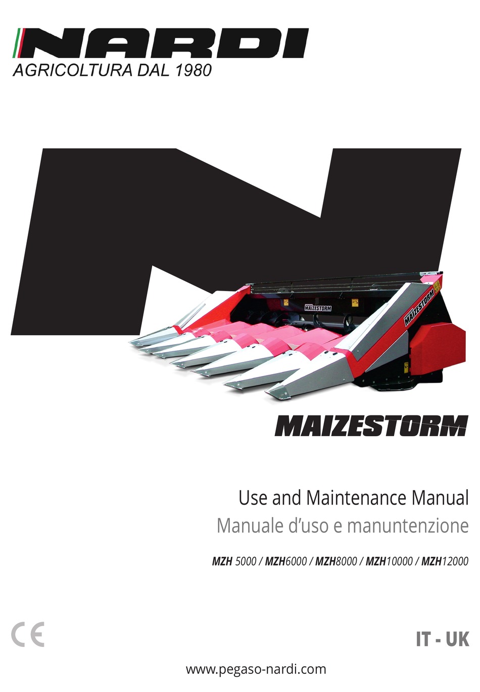 NARDI MAIZESTORM MZH 5000 USE AND MAINTENANCE MANUAL Pdf Download