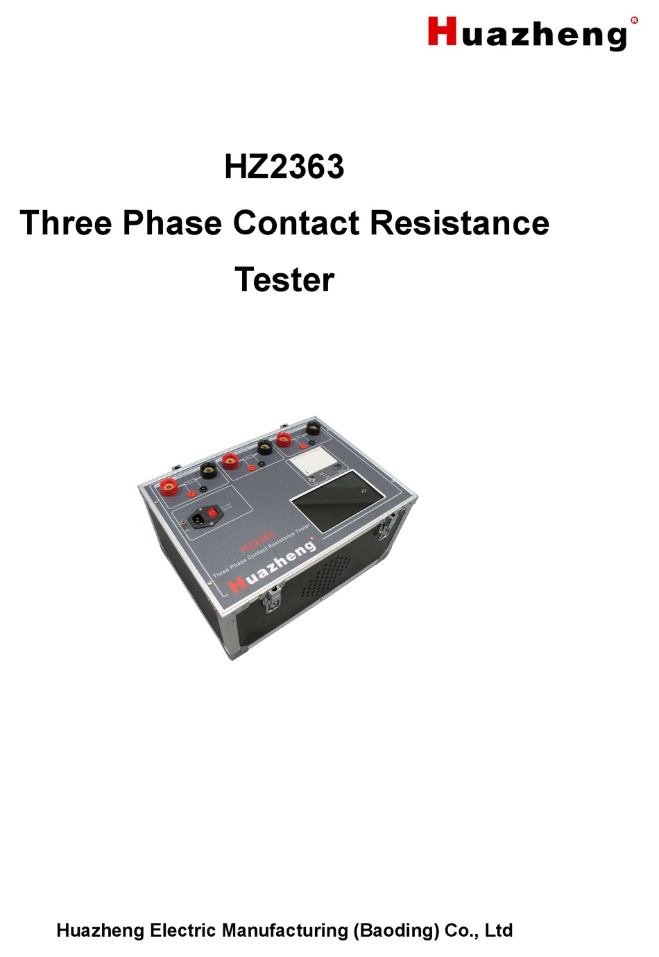 HUAZHENG HZ2363 MANUAL Pdf Download ManualsLib