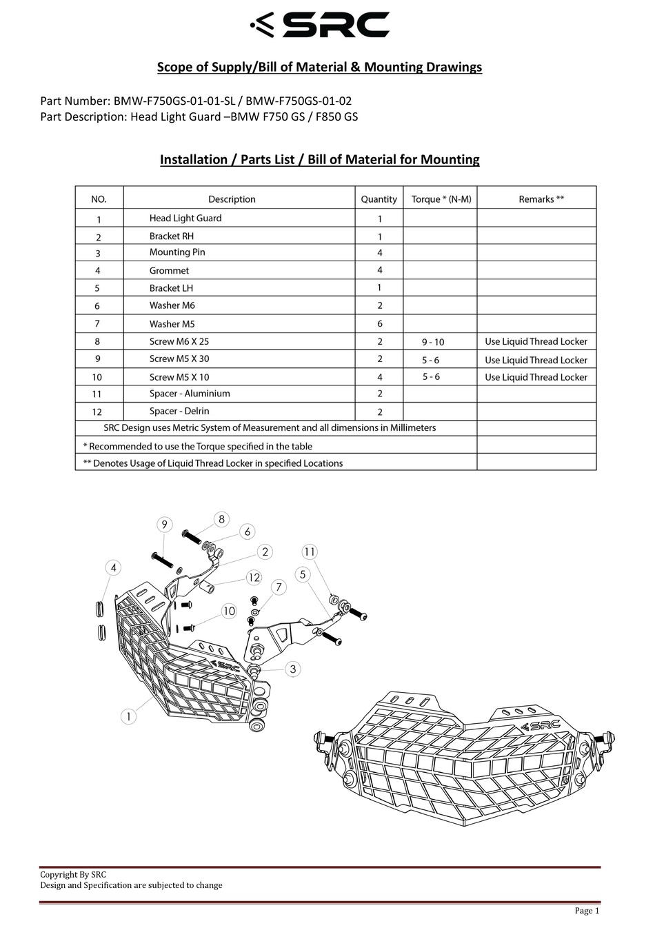 SRC BMWF750GS0101SL QUICK START MANUAL Pdf Download ManualsLib