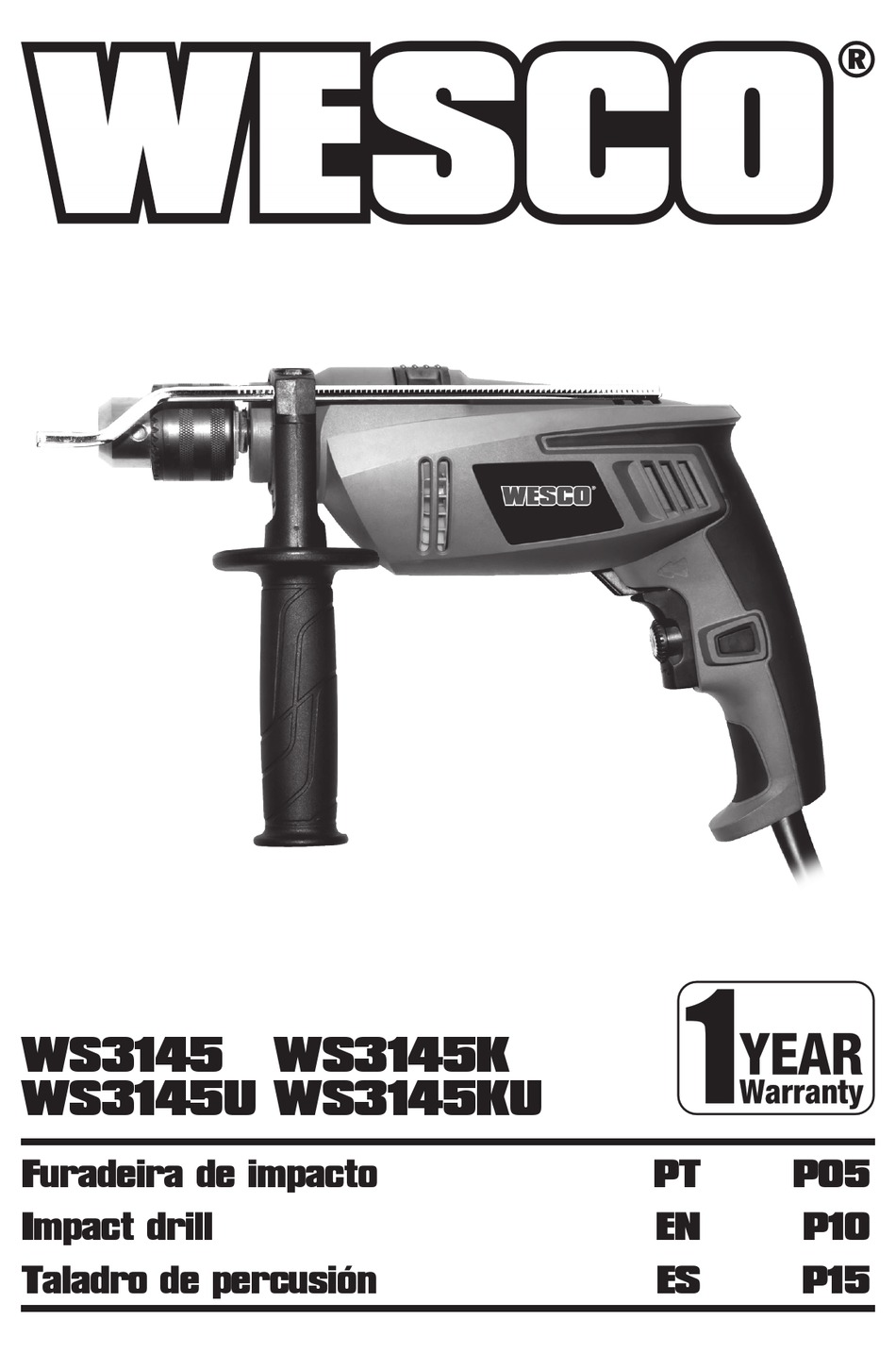 WESCO WS3145K MANUAL Pdf Download ManualsLib