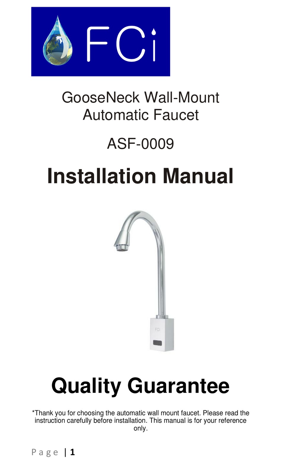 FCI ASF0009 INSTALLATION MANUAL Pdf Download ManualsLib