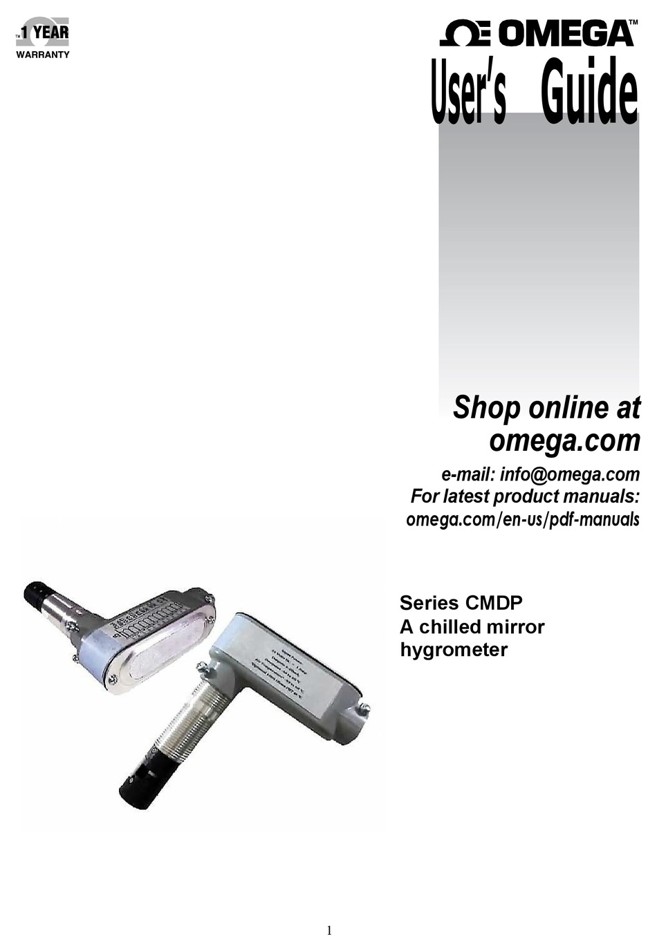 OMEGA CMDP SERIES USER MANUAL Pdf Download ManualsLib