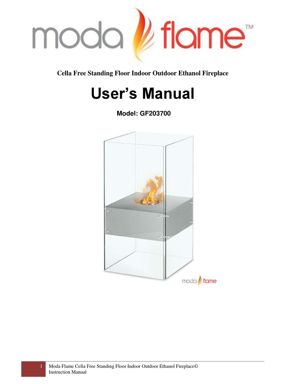 MODA FLAME GF203700 USER MANUAL Pdf Download ManualsLib