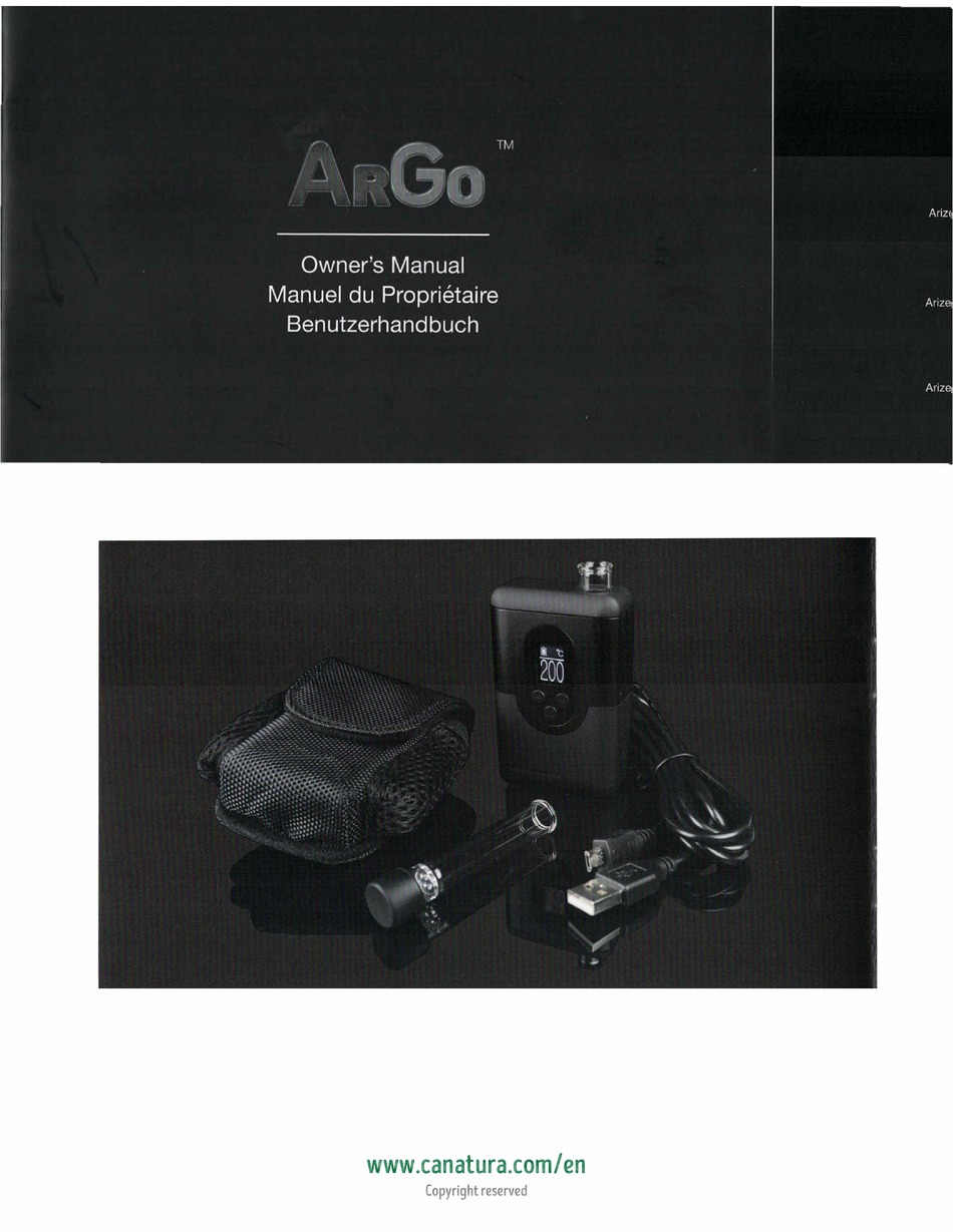 CANATURA ARGO OWNER'S MANUAL Pdf Download ManualsLib
