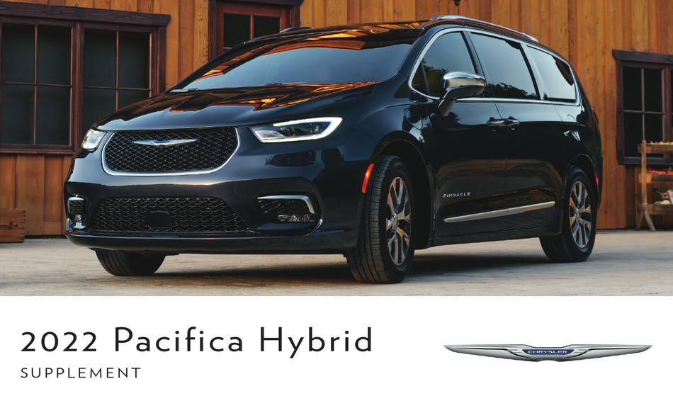 CHRYSLER PACIFICA HYBRID 2022 MANUAL Pdf Download ManualsLib