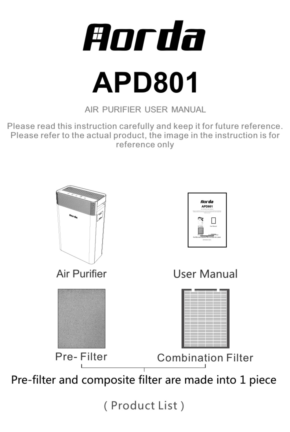 AORDA APD801 USER MANUAL Pdf Download ManualsLib