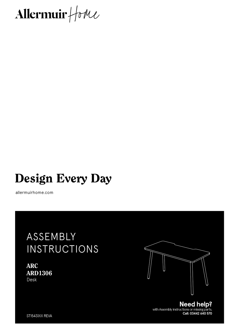 ALLERMUIR ARC ASSEMBLY INSTRUCTIONS Pdf Download ManualsLib