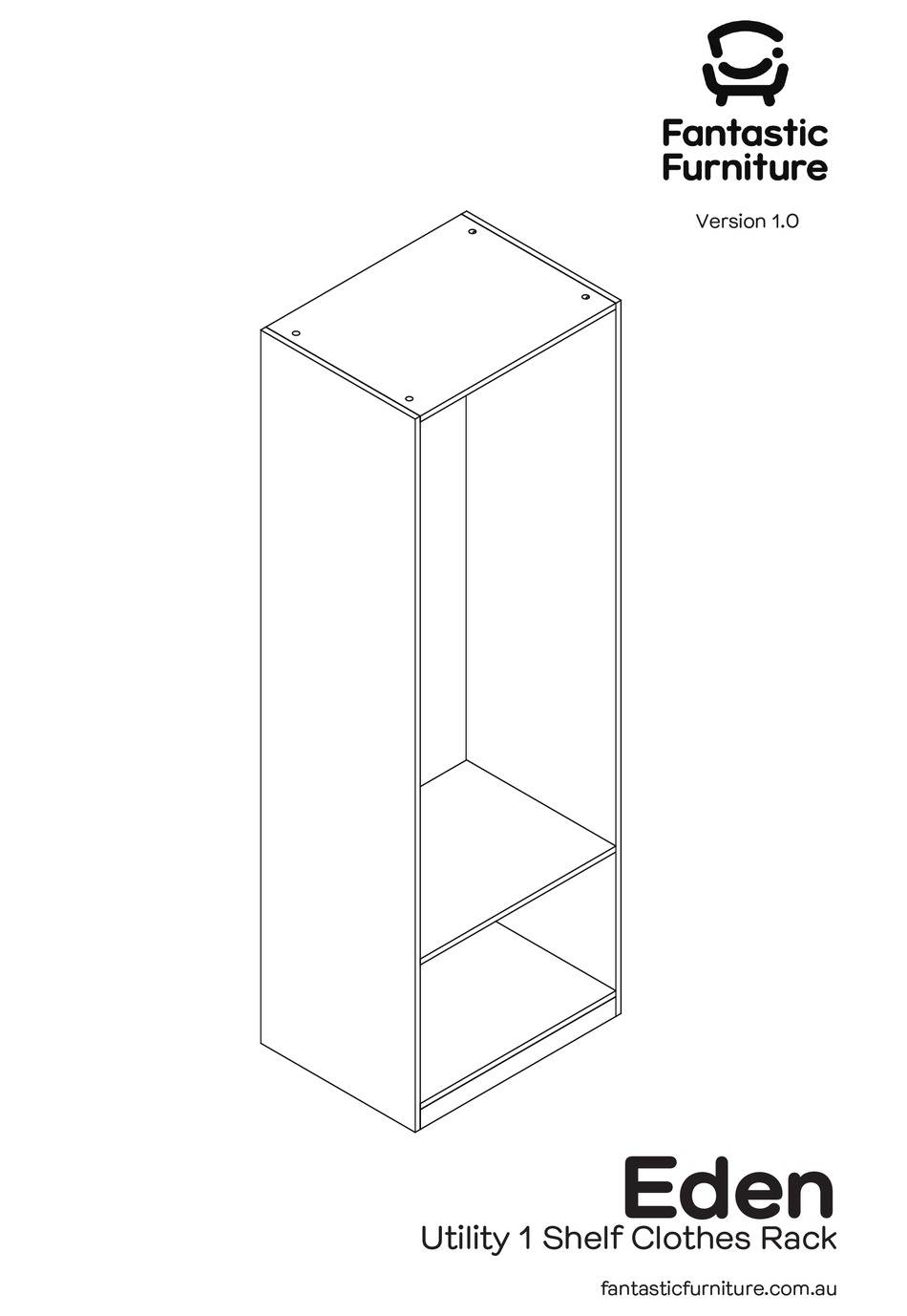 FANTASTIC FURNITURE EDEN CLOTHES RACK MANUAL Pdf Download ManualsLib