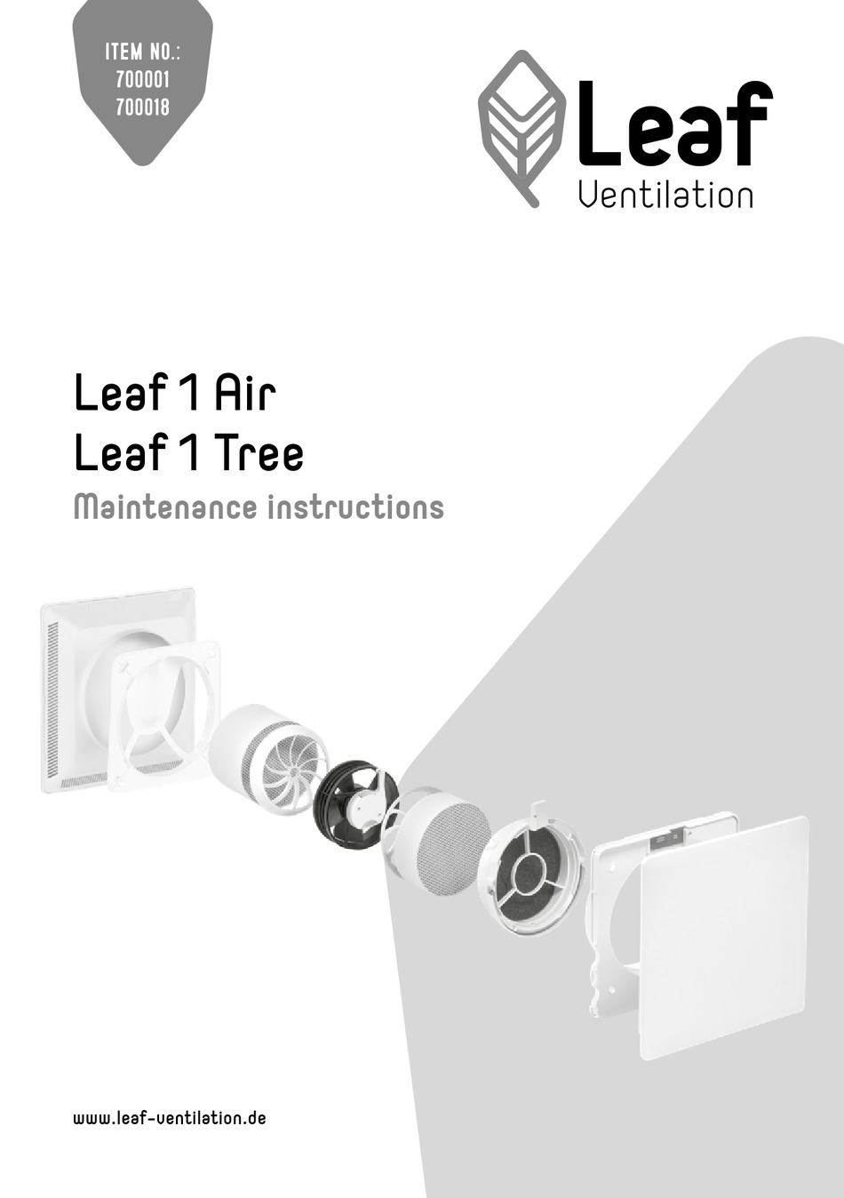 LEAF VENTILATION 1 AIR MAINTENANCE MANUAL Pdf Download ManualsLib