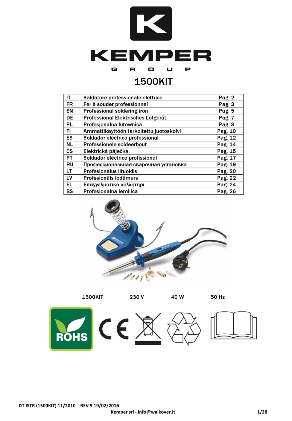 KEMPER 1500KIT MANUAL Pdf Download ManualsLib
