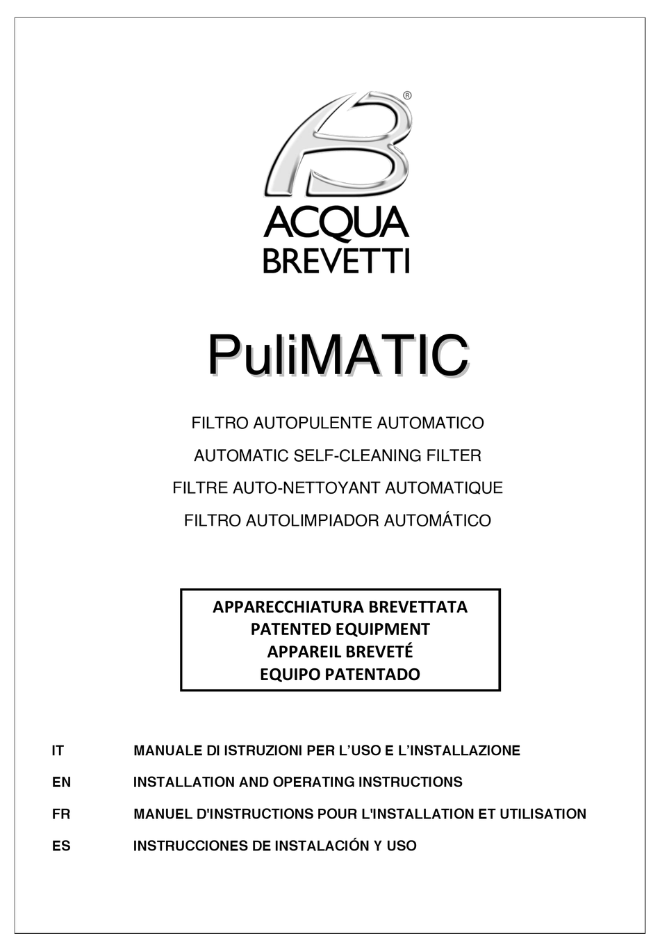 Acqua Brevetti Bravofil 3/4M FT020