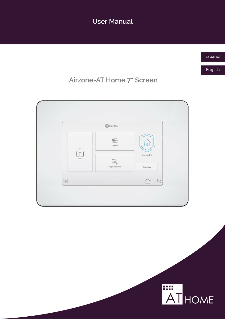 AIRZONE AT HOME ATAZX6PADB USER MANUAL Pdf Download ManualsLib