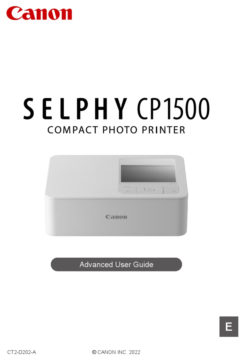 Canon Selphy Cp1500 Advanced Users Manual Pdf Download Manualslib 5724