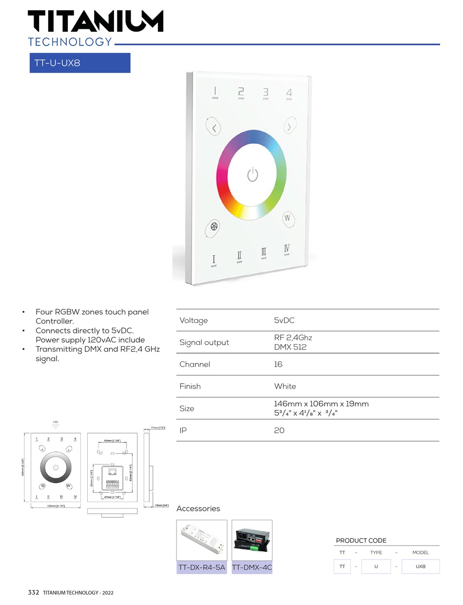 TITANIUM TT U UX8 MANUAL Pdf Download ManualsLib