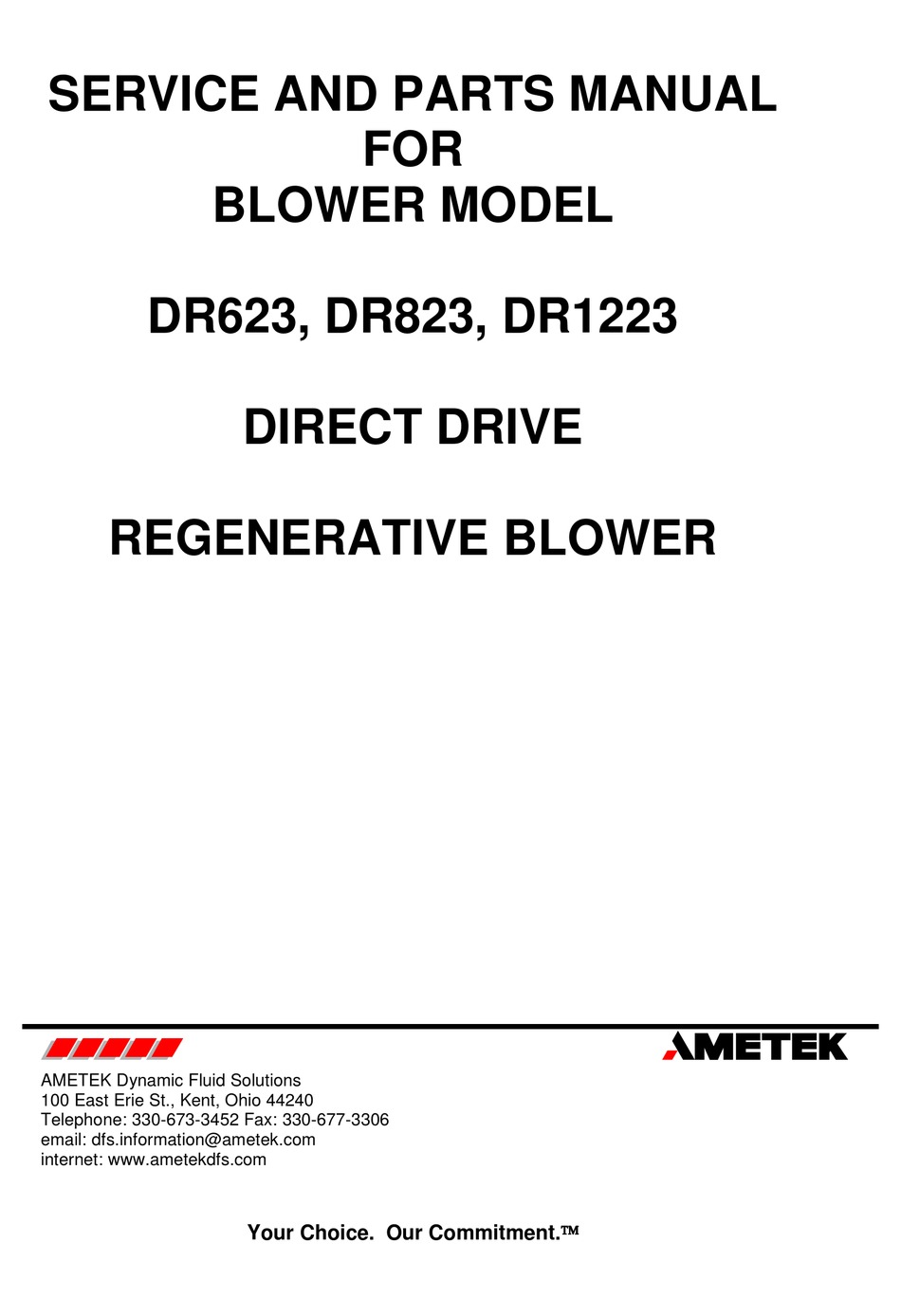 AMETEK DR623 SERVICE MANUAL Pdf Download ManualsLib