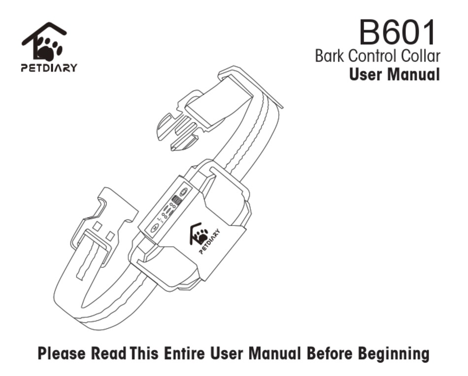 PETDIARY B601 USER MANUAL Pdf Download ManualsLib