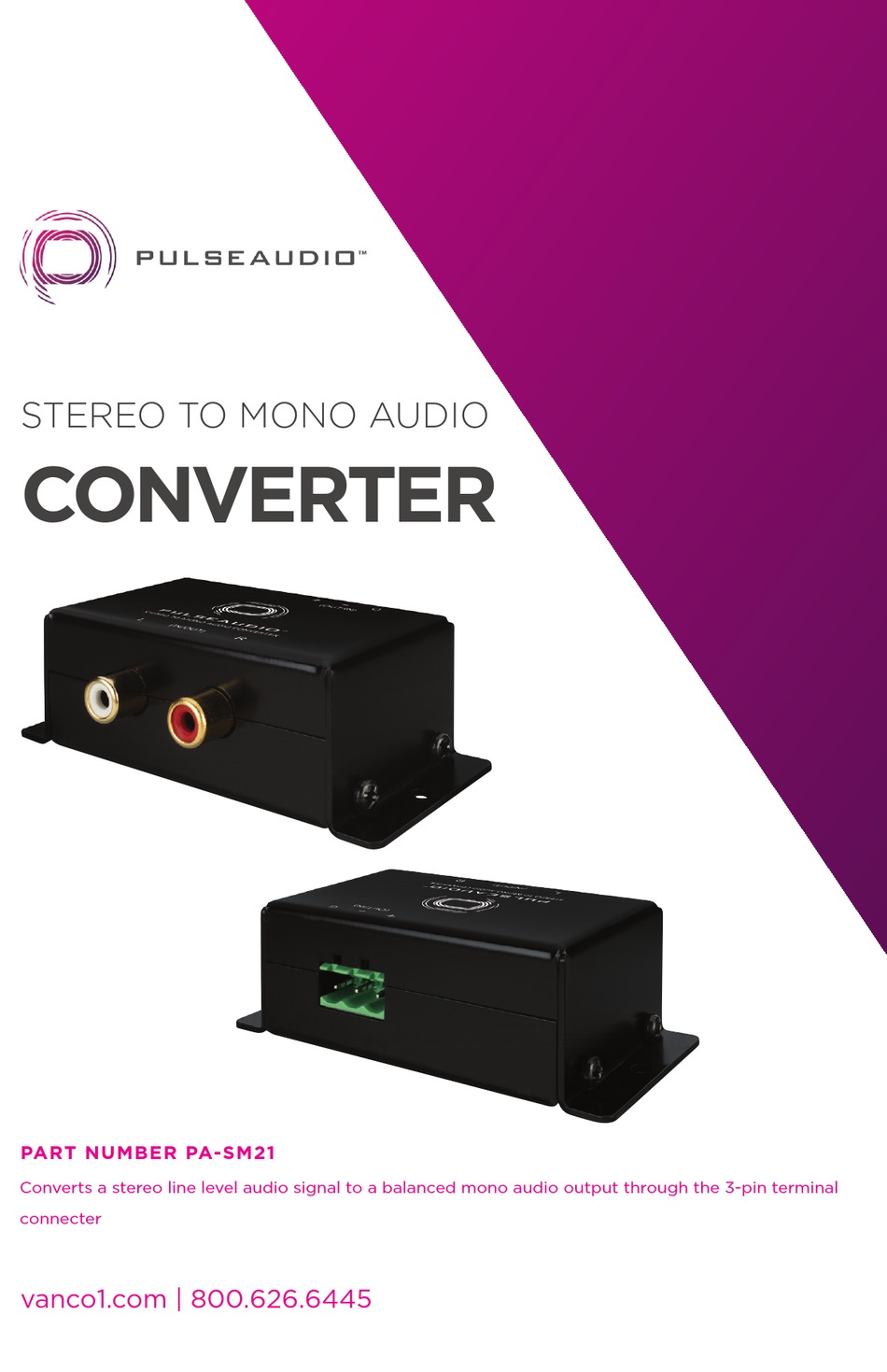 PULSEAUDIO PASM21 QUICK START MANUAL Pdf Download ManualsLib