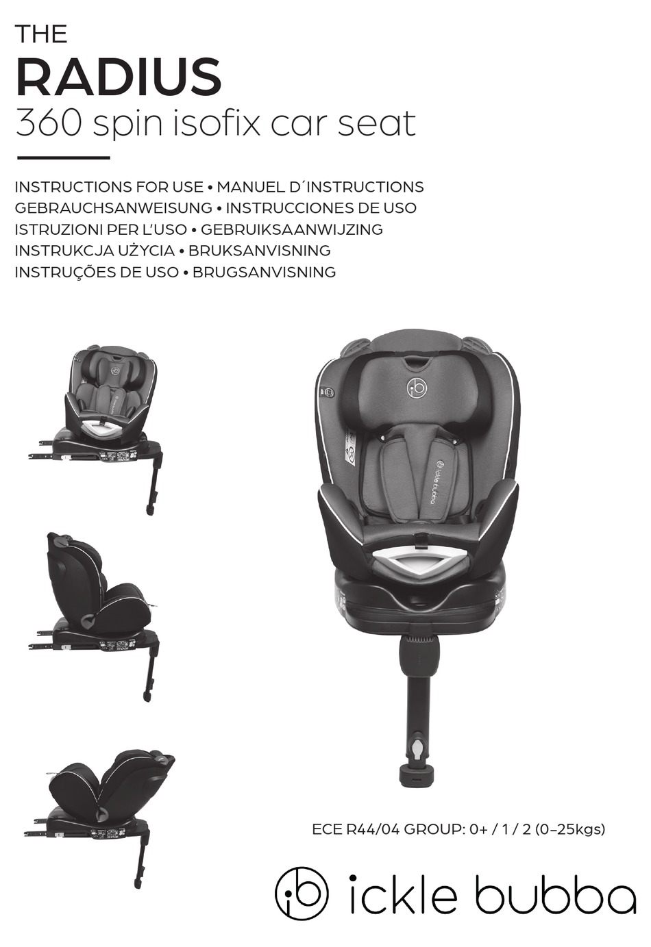 ICKLE BUBBA RADIUS INSTRUCTIONS FOR USE MANUAL Pdf Download ManualsLib