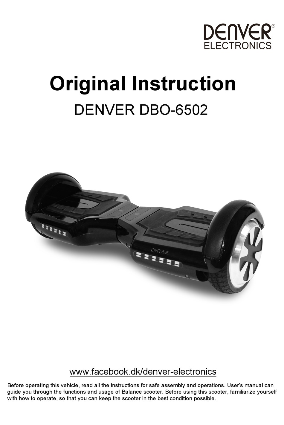 Denver Electronics Dbo Original Instruction Pdf Download Manualslib