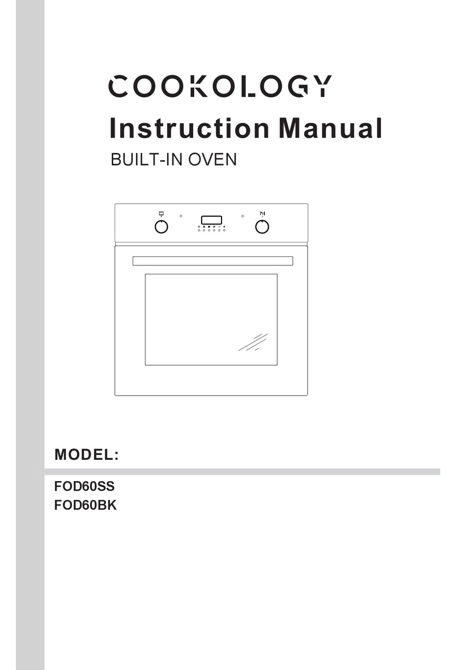 COOKOLOGY FOD60SS INSTRUCTION MANUAL Pdf Download ManualsLib