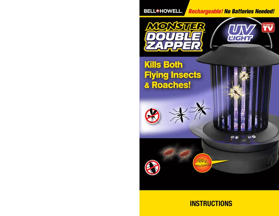 BELL+HOWELL MONSTER DOUBLE ZAPPER INSTRUCTIONS Pdf Download ManualsLib