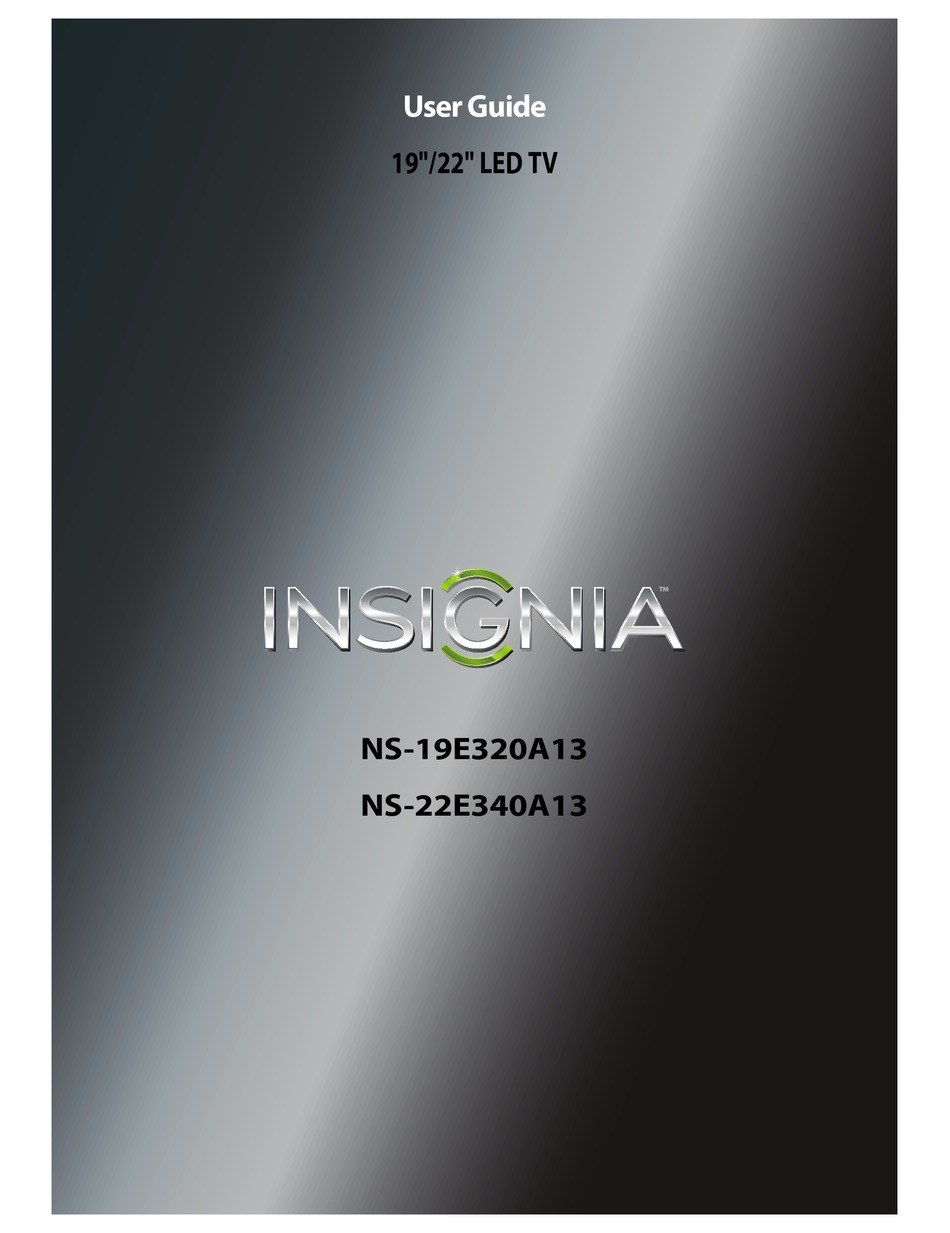 INSIGNIA NS19E320A13OM USER MANUAL Pdf Download ManualsLib