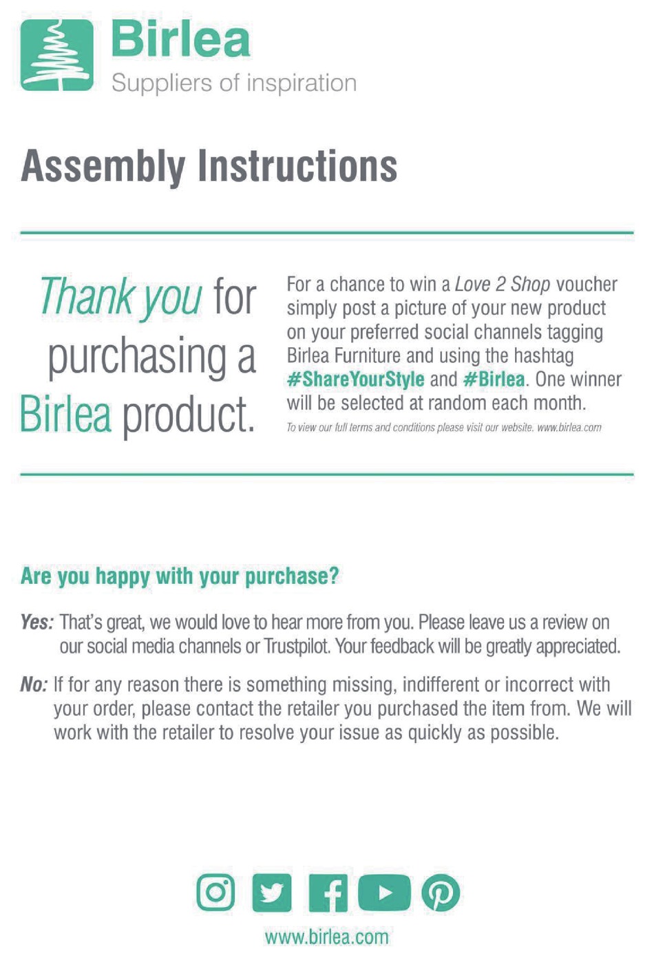 BIRLEA DARWIN FOUR POSTER BED ASSEMBLY INSTRUCTIONS MANUAL Pdf Download