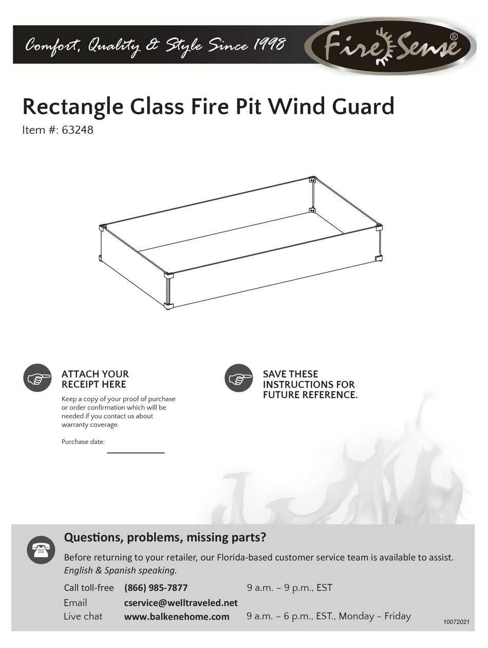 FIRE SENSE 63248 MANUAL Pdf Download ManualsLib