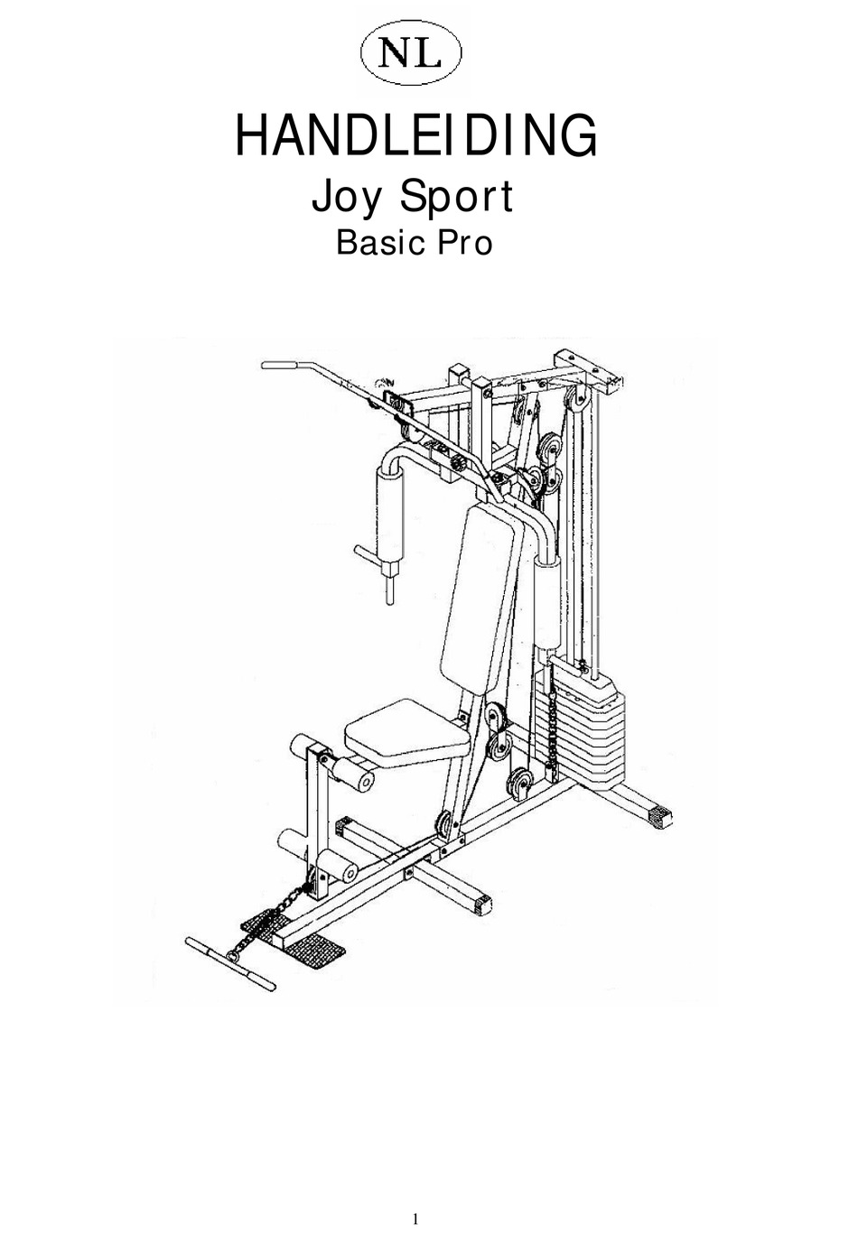 JOY SPORT BASIC PRO USER MANUAL Pdf Download ManualsLib