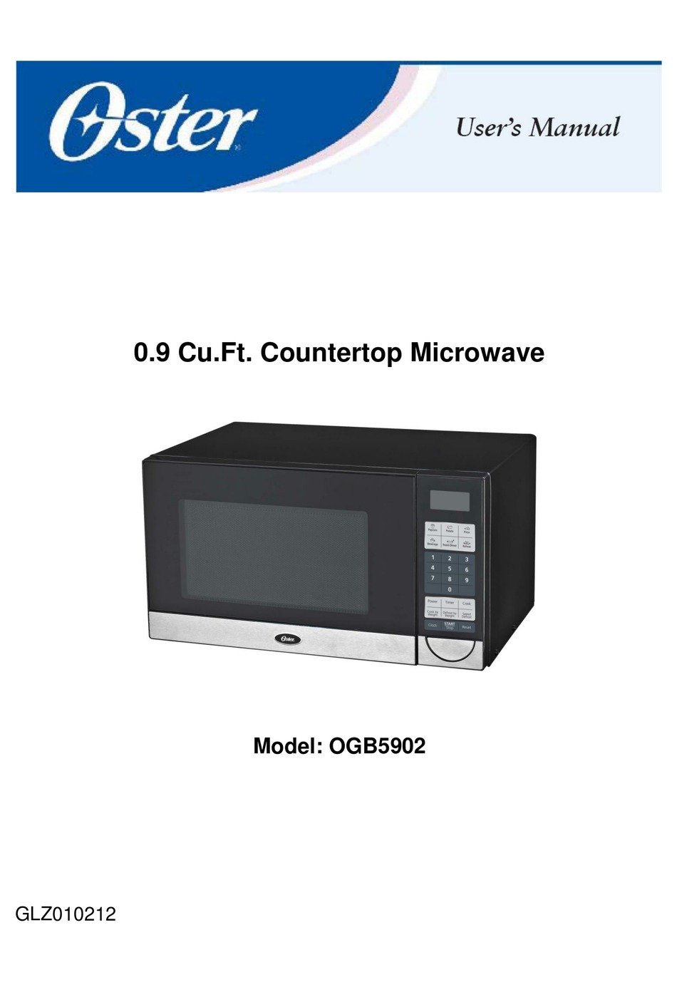 eurogas oven user manual