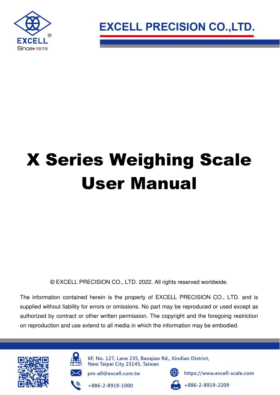 EXCELL X SERIES USER MANUAL Pdf Download ManualsLib