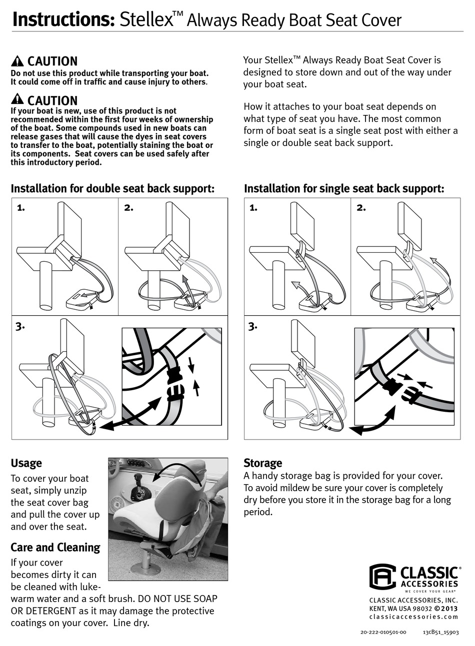 CLASSIC ACCESSORIES STELLEX INSTRUCTIONS Pdf Download ManualsLib