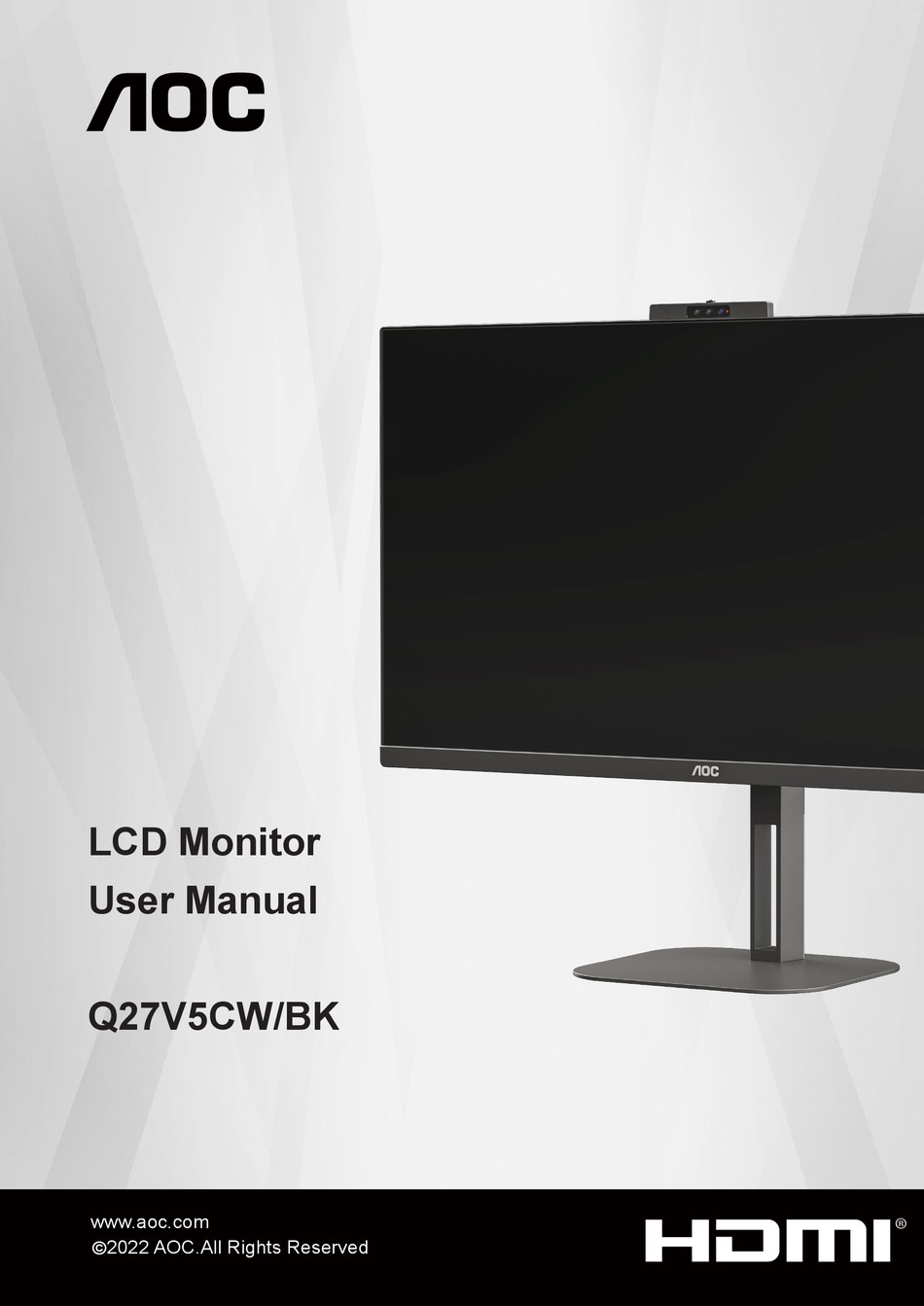 AOC Q27V5CW/BK USER MANUAL Pdf Download | ManualsLib