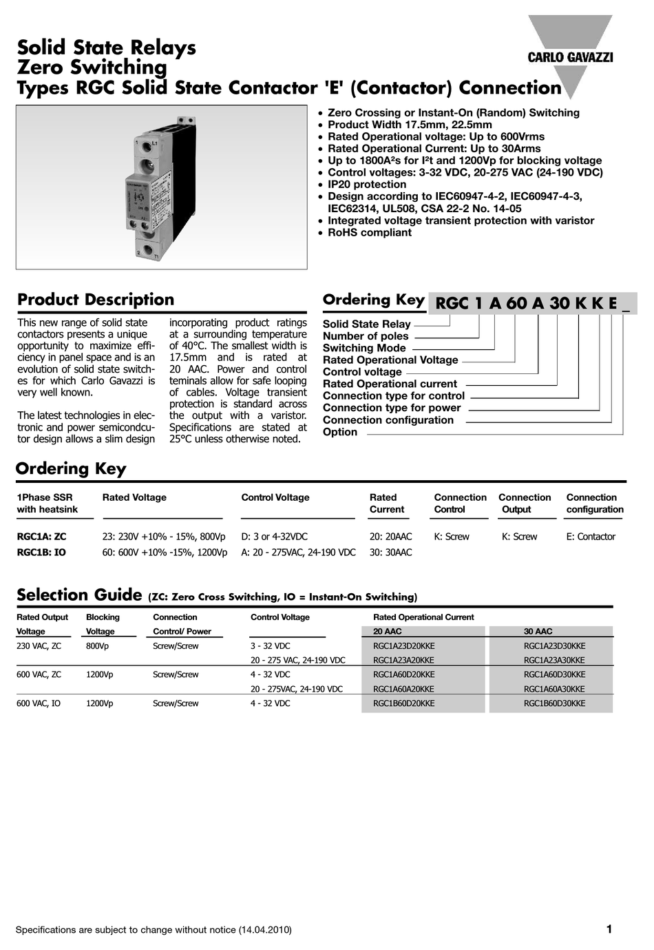 CARLO GAVAZZI RGC1A QUICK START MANUAL Pdf Download ManualsLib
