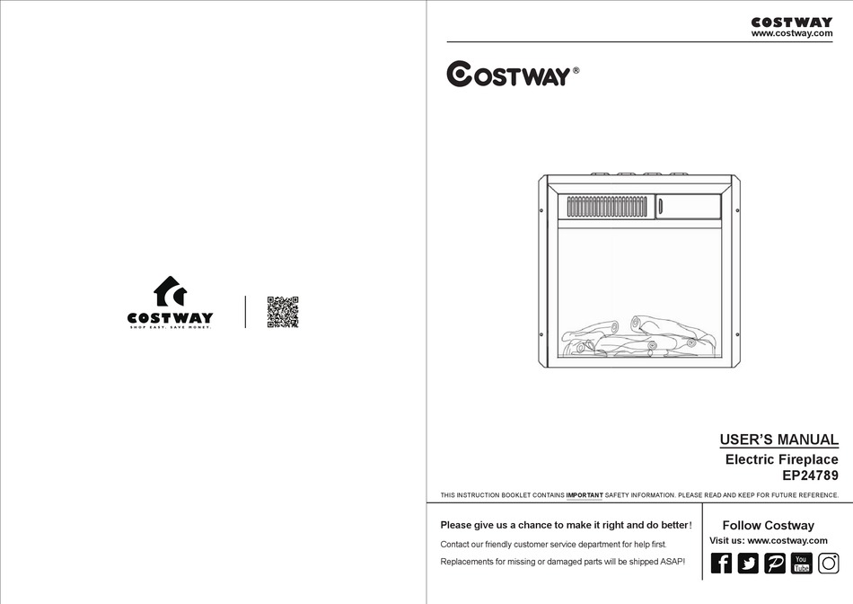 COSTWAY EP24789 USER MANUAL Pdf Download ManualsLib