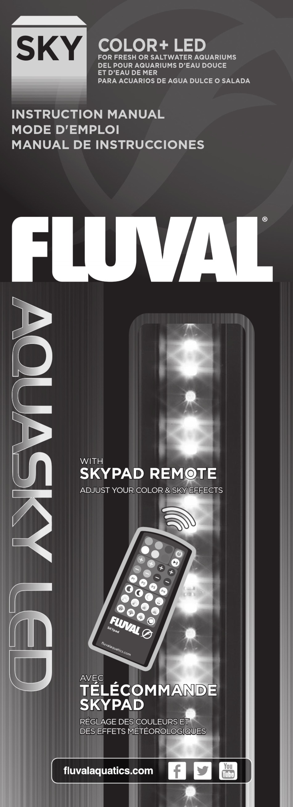 SKY FLUVAL AQUASKY LED INSTRUCTION MANUAL Pdf Download ManualsLib