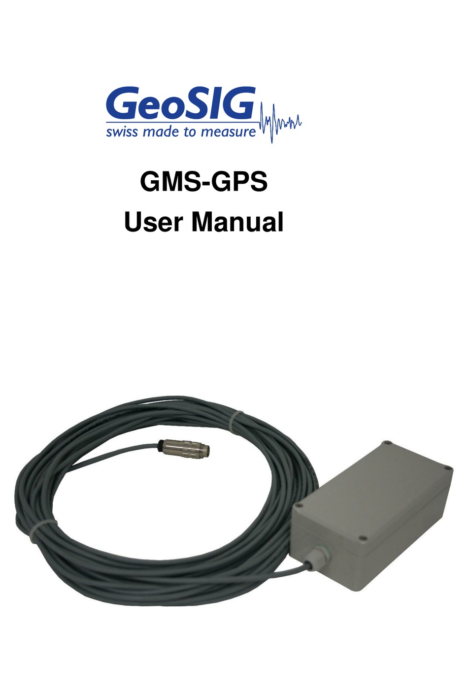 GEOSIG GMSGPS USER MANUAL Pdf Download ManualsLib