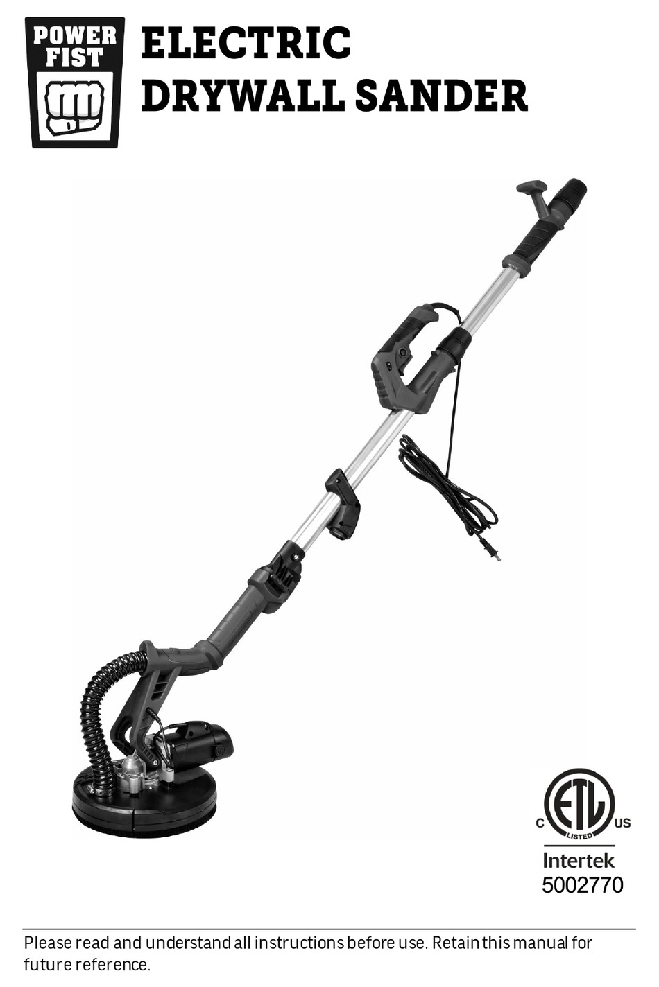 POWER FIST 9038589 MANUAL Pdf Download ManualsLib