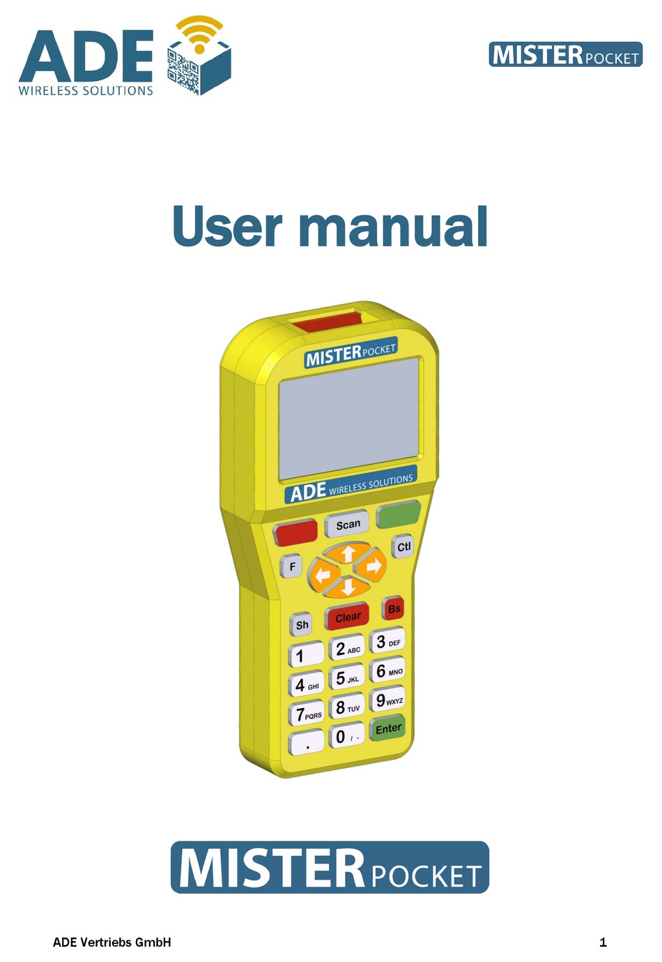 ADE MISTER POCKET USER MANUAL Pdf Download ManualsLib