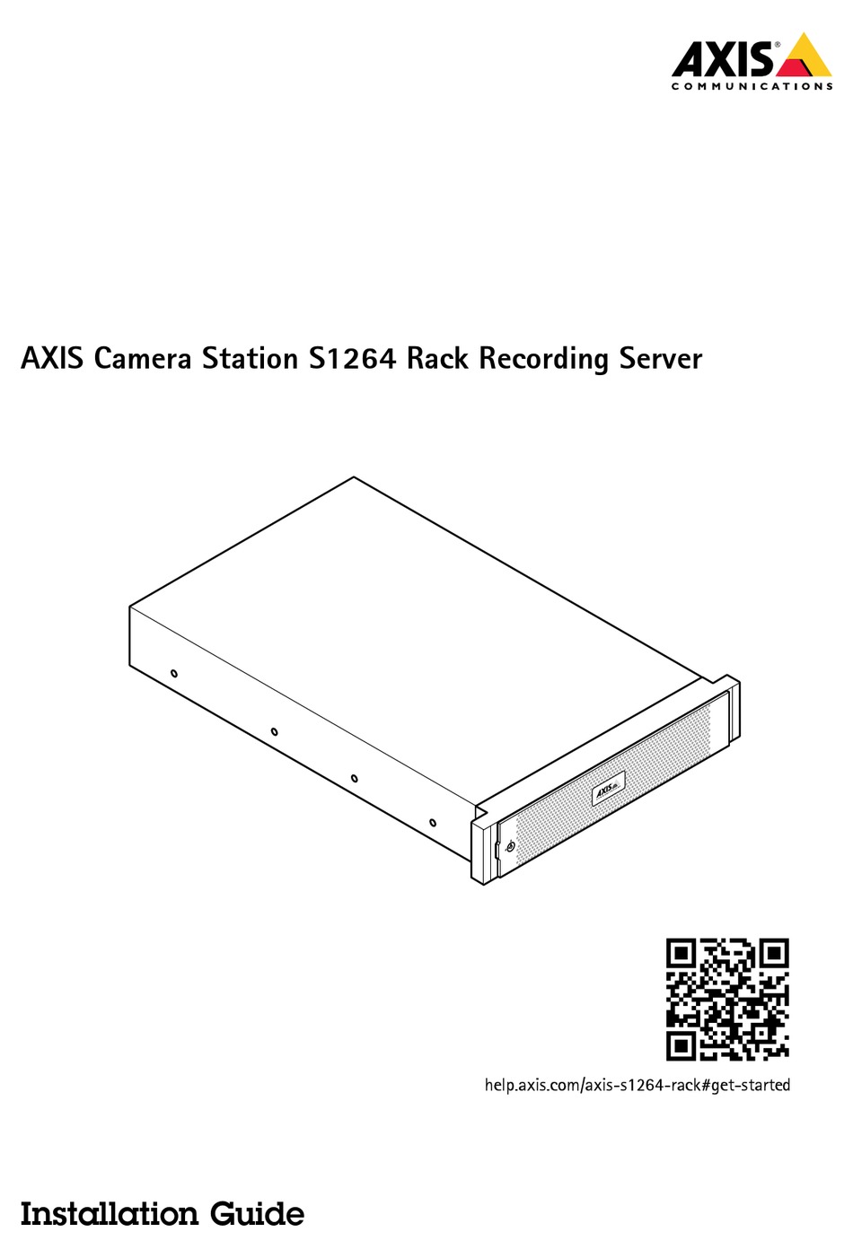 AXIS CAMERA STATION SERIES INSTALLATION MANUAL Pdf Download | ManualsLib