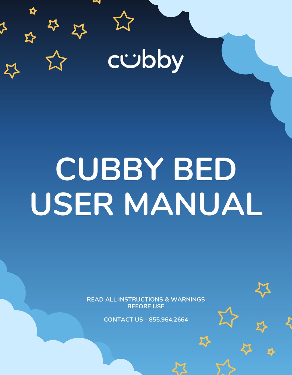 CUBBY BED USER MANUAL Pdf Download ManualsLib
