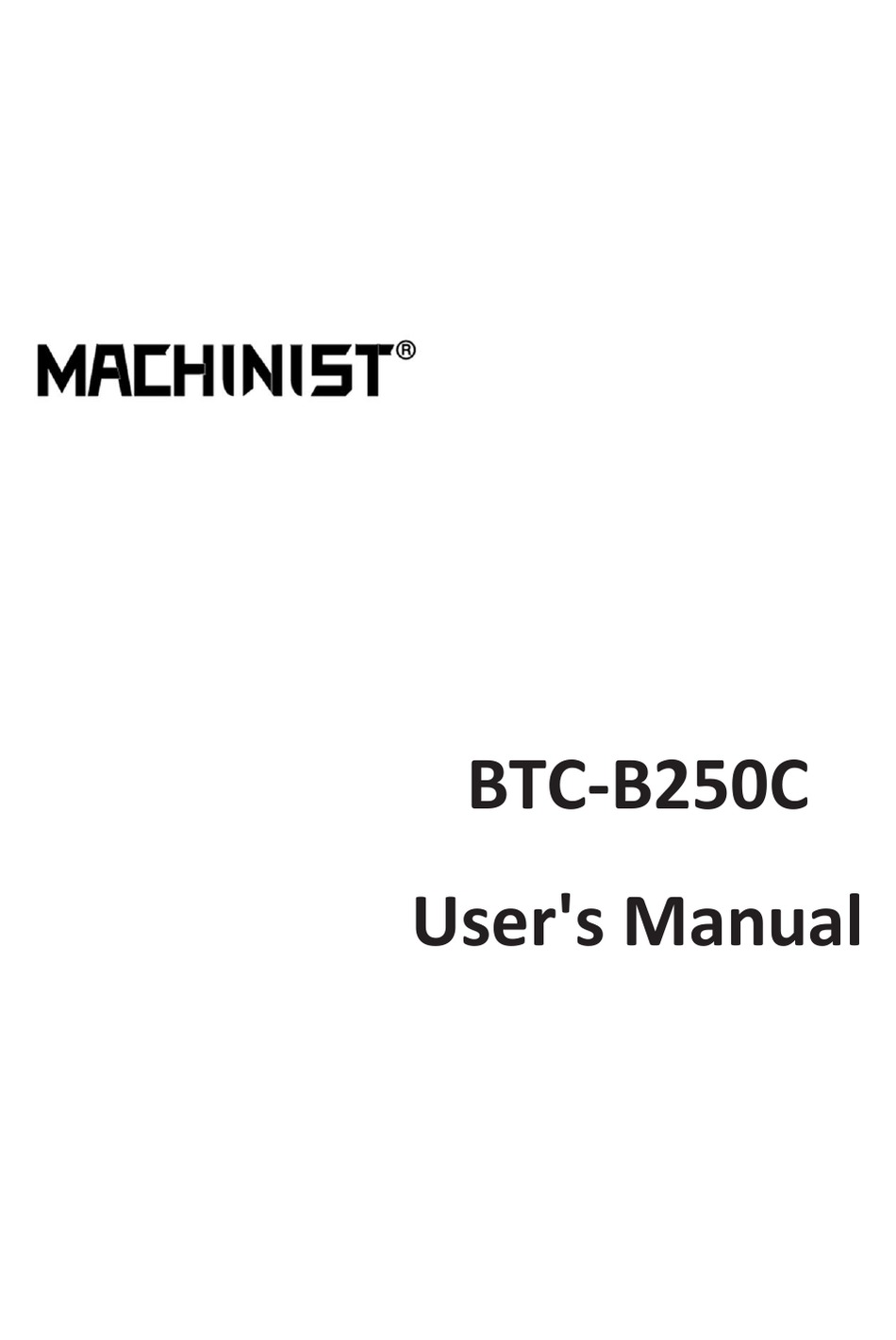 btc 9300 manual