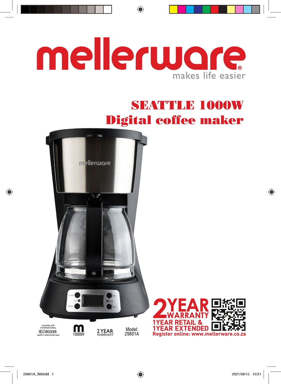 MELLERWARE SEATTLE 1000W MANUAL Pdf Download ManualsLib